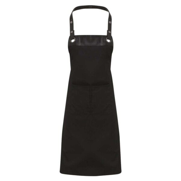 Espresso Bib Apron with Pockets Thumbnail