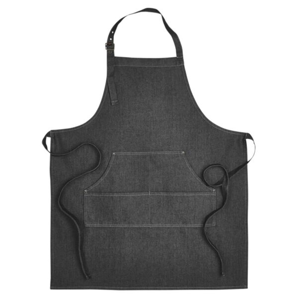 Four-Pocket Jeans Stitch Denim Bib Apron Thumbnail