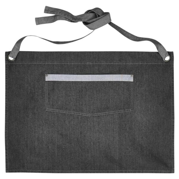 Domain Contrast Denim Waist Apron with Pocket Thumbnail