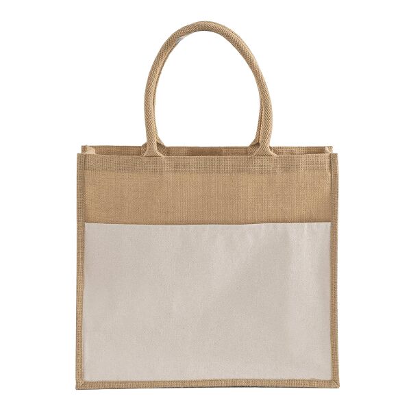Large Easy-Print Jute Bag Thumbnail
