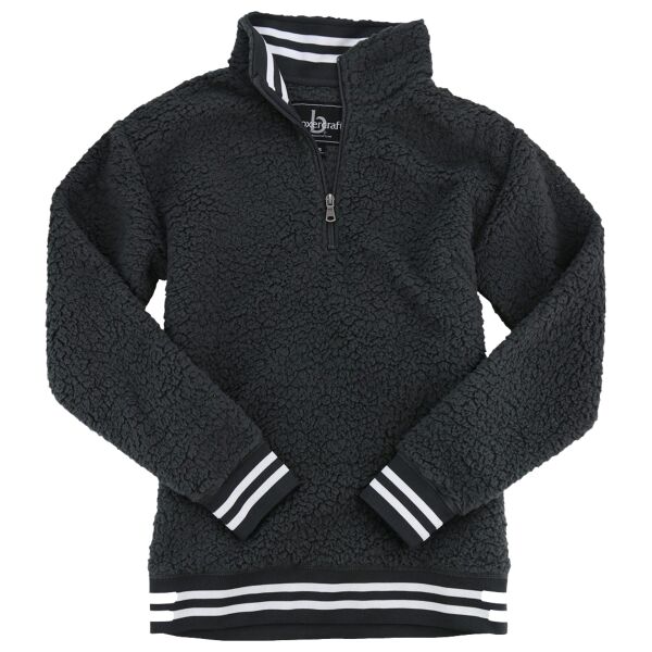 Unisex Varsity Sherpa Quarter-Zip Pullover Thumbnail