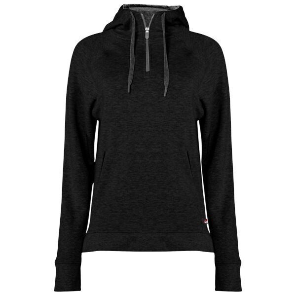 Women's FitFlex French Terry Quarter-Zip Hooded Pullover Thumbnail