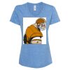Women's Snow Heather Jersey V-Neck T-Shirt Thumbnail