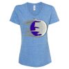 Women's Snow Heather Jersey V-Neck T-Shirt Thumbnail