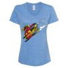 Women's Snow Heather Jersey V-Neck T-Shirt Thumbnail