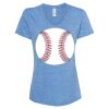 Women's Snow Heather Jersey V-Neck T-Shirt Thumbnail