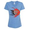 Women's Snow Heather Jersey V-Neck T-Shirt Thumbnail