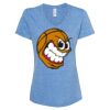 Women's Snow Heather Jersey V-Neck T-Shirt Thumbnail