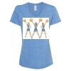 Women's Snow Heather Jersey V-Neck T-Shirt Thumbnail