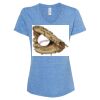 Women's Snow Heather Jersey V-Neck T-Shirt Thumbnail