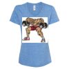 Women's Snow Heather Jersey V-Neck T-Shirt Thumbnail