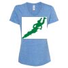 Women's Snow Heather Jersey V-Neck T-Shirt Thumbnail