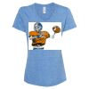 Women's Snow Heather Jersey V-Neck T-Shirt Thumbnail