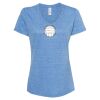 Women's Snow Heather Jersey V-Neck T-Shirt Thumbnail