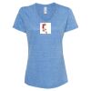 Women's Snow Heather Jersey V-Neck T-Shirt Thumbnail
