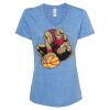Women's Snow Heather Jersey V-Neck T-Shirt Thumbnail