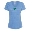 Women's Snow Heather Jersey V-Neck T-Shirt Thumbnail