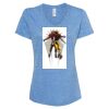Women's Snow Heather Jersey V-Neck T-Shirt Thumbnail