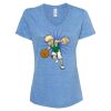 Women's Snow Heather Jersey V-Neck T-Shirt Thumbnail