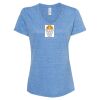 Women's Snow Heather Jersey V-Neck T-Shirt Thumbnail
