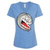 Women's Snow Heather Jersey V-Neck T-Shirt Thumbnail