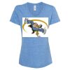 Women's Snow Heather Jersey V-Neck T-Shirt Thumbnail