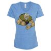 Women's Snow Heather Jersey V-Neck T-Shirt Thumbnail