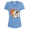 Women's Snow Heather Jersey V-Neck T-Shirt Thumbnail