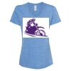 Women's Snow Heather Jersey V-Neck T-Shirt Thumbnail