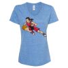 Women's Snow Heather Jersey V-Neck T-Shirt Thumbnail
