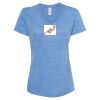 Women's Snow Heather Jersey V-Neck T-Shirt Thumbnail