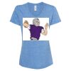 Women's Snow Heather Jersey V-Neck T-Shirt Thumbnail