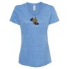 Women's Snow Heather Jersey V-Neck T-Shirt Thumbnail