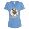 Women's Snow Heather Jersey V-Neck T-Shirt Thumbnail