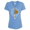 Women's Snow Heather Jersey V-Neck T-Shirt Thumbnail