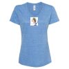 Women's Snow Heather Jersey V-Neck T-Shirt Thumbnail