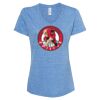 Women's Snow Heather Jersey V-Neck T-Shirt Thumbnail