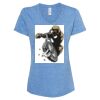 Women's Snow Heather Jersey V-Neck T-Shirt Thumbnail