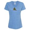 Women's Snow Heather Jersey V-Neck T-Shirt Thumbnail