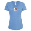 Women's Snow Heather Jersey V-Neck T-Shirt Thumbnail