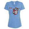 Women's Snow Heather Jersey V-Neck T-Shirt Thumbnail