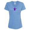 Women's Snow Heather Jersey V-Neck T-Shirt Thumbnail