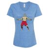 Women's Snow Heather Jersey V-Neck T-Shirt Thumbnail