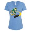 Women's Snow Heather Jersey V-Neck T-Shirt Thumbnail