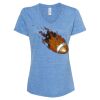 Women's Snow Heather Jersey V-Neck T-Shirt Thumbnail