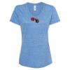 Women's Snow Heather Jersey V-Neck T-Shirt Thumbnail
