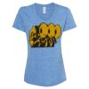 Women's Snow Heather Jersey V-Neck T-Shirt Thumbnail