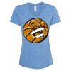 Women's Snow Heather Jersey V-Neck T-Shirt Thumbnail