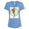 Women's Snow Heather Jersey V-Neck T-Shirt Thumbnail