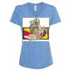 Women's Snow Heather Jersey V-Neck T-Shirt Thumbnail